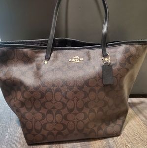 Large coach tote